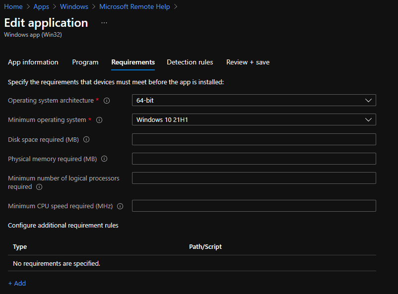 Custom Intune RBAC roles for Remote Help